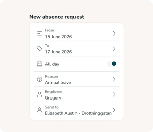 Absence & leave management