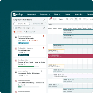 Execute every shift flawlessly – with tasks built into your schedule