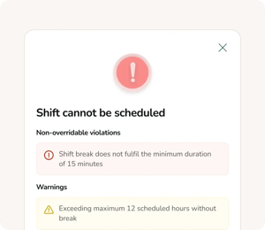 Real-Time Schedule Compliance Validation