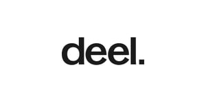 Deel logo with white bg